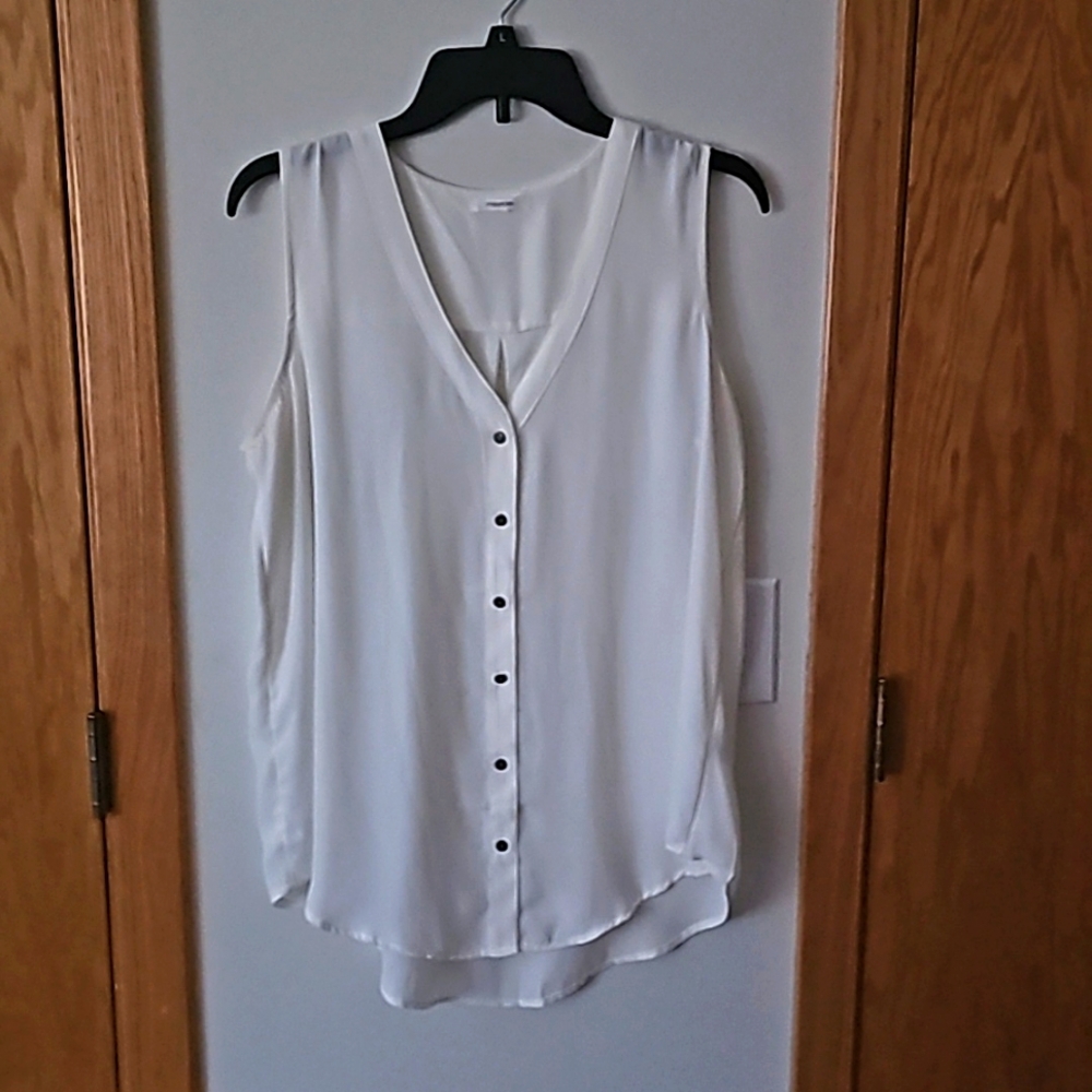 Maurice's Button Down Sleeveless (L)
